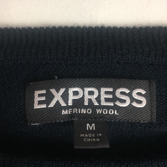 Men’s Express Argyle Sweater - Picture 3 of 3